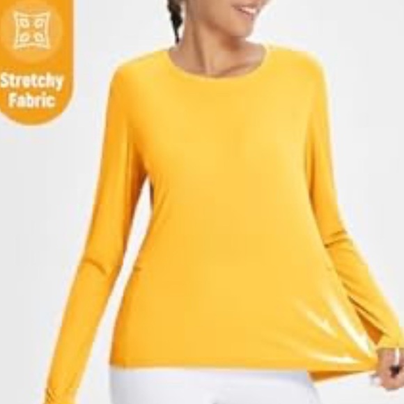 BALEAF Women's Long Sleeve UV Shirts Gym Running Hiking Quick Dry Lightweight - Picture 4 of 7